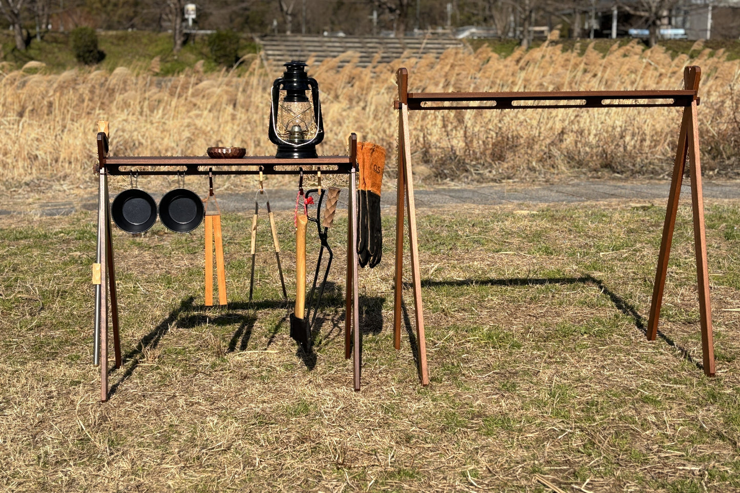 No.11-3 ミニハンガースタンド(ウォルナット材)